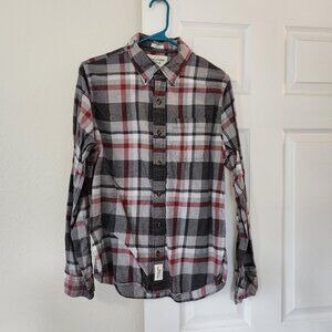 Abercrombie & Fitch Plaid Button Down Shirt, Medium